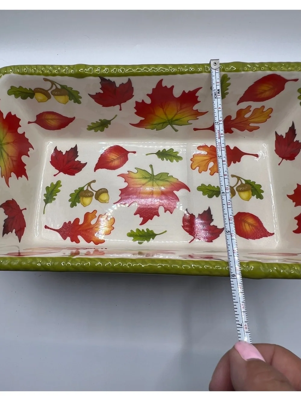 New Temp-Tations by Tara Fall Ceramic Bakeware Loaf Pan Cottagecore Bake Serve